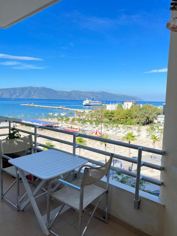 Sea View Apartment Влёра Экстерьер фото